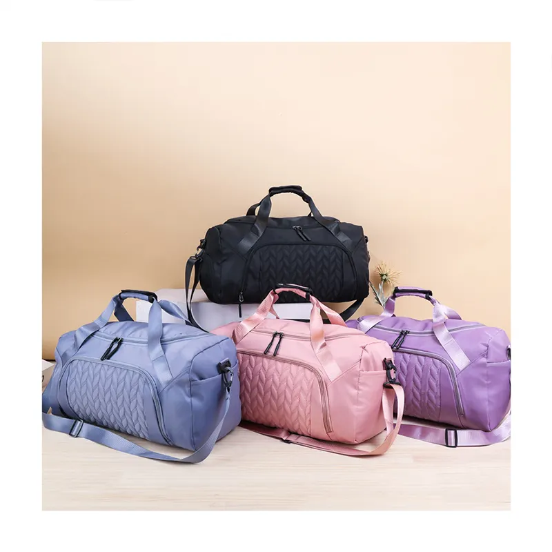 Borsa da ginnastica in Nylon impermeabile con scomparto per scarpe