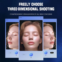 Analyseur de peau 3D AI professionnel, dernier modèle, multi-langues, avec caméra HD pour salon, testeur d'hydratation, de pigmentation et de rides, scanner facial