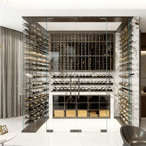 Tủ rượu phòng khách, thiết kế sang trọng, cửa kính, có đèn LED - Product Image 2