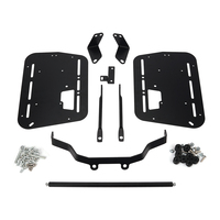 Accessoires multifonctionnels pour moto, support de boîte de voyage universel, démontage rapide, 18L 28L 35L, support de boîte de voyage en aluminium
