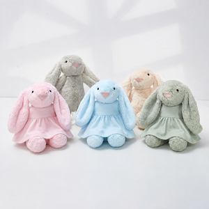Cartoon Langorenige Konijnenknuffel 40cm 16inch Paascadeaus Zachte Katoenen Pluche Speelgoed Meerdere Kleuren Bulk Verpakt PP Vulling - Product Image 2