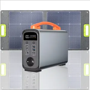 Precio al por mayor Compact 200W Power Station Solor Powered Generator Outdoor Lithium Energy Storage Generador de energía portátil