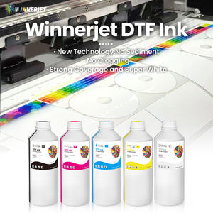 Winnerjet fabrika fiyat Premium DTF mürekkep 1000ml Epson 1390 L1800 XP600 I3200 yazıcı DTF beyaz mürekkep için tekstil Pigment mürekkebi - Product Image 4