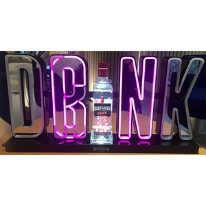 Giá Trưng Bày Rượu Phổ Thông Có Thể Thay Đổi Màu Neon Thiết Kế Mới Cho Quầy Bar Câu Lạc Bộ Siêu Thị - Product Image 3