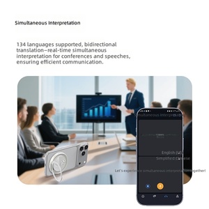 <span class=keywords><strong>Traductor</strong></span> <span class=keywords><strong>de</strong></span> Tarjetas Multifunción con Llamadas <span class=keywords><strong>de</strong></span> <span class=keywords><strong>Audio</strong></span>/Video y Traducción <span class=keywords><strong>de</strong></span> Conversaciones, Soporte en Línea/Fuera <span class=keywords><strong>de</strong></span> Línea, Carga Tipo C - Product Image 2
