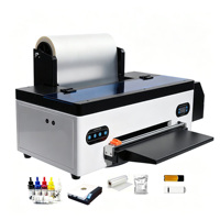 Printer DTF A3 13 Inci, Printer Film DTF dengan Shaker, Dual Printhead Epson R1390 untuk Mesin Cetak DTF Kaos/Pakaian