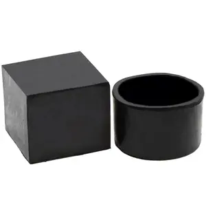OEM Custom Smooth Surface Hot Sale Black Rubber Tips for furniture leg