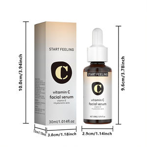 Suero Facial con Vitamina C Orgánica en Oferta, 30 ml, Suero Iluminador con Ácido Hialurónico y Vitamina E Reafirmante para Todo Tipo de Piel - Product Image 5