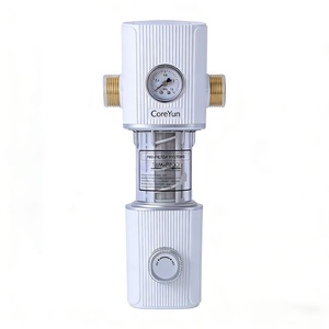 ระบบกรองตะกอนแบบหมุนได้ ใช้ซ้ำได้ สำหรับบ้านทั้งหลัง ระบบกรองน้ำภายนอกอาคาร ระบบกรองล่วงหน้า สำหรับบ้าน น้ำประปา น้ำบาดาล ปลอดสาร BPA ผลิตจากสแตนเลส - Product Image 1