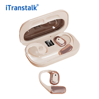Écouteurs Itranstalk avec Application Mobile pour Traduction Bidirectionnelle en 138 Langues, Dispositif Traducteur Casque Sans Fil