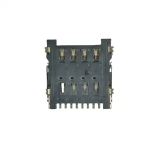 Factory Customized Dual Sim Card Connectors Tf Card Smt Type Tray Micro Sim Card Connectors