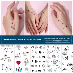 Nuova scatola transfrontaliera impermeabile piccoli tatuaggi di carta temporanei 3D freschi per bambini - Product Image 3