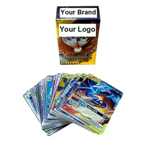 पेशेवर मुद्रण निर्माता कस्टम मुद्रित प्रहार सोम Holo GX खेल कागज कार्ड खेल
