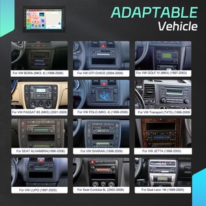 Podofo <span class=keywords><strong>7</strong></span> ''IPS écran tactile 4 + 64GB CarPlay autoradio Android Auto GPS/WiFi/BT/FM/RDS pour VW/POLO/PASSAT/SHARAN/JETTA/<span class=keywords><strong>GOLF</strong></span>/SKODA - Product Image 2