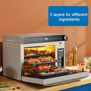 Electrodomésticos de cocina inteligentes Horno eléctrico de 26L Freidora de aire Horno de vapor de convección con certificaciones CB - Product Image 6