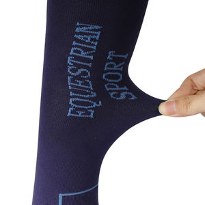 Eco Friendly Organic Cool Bamboo Fiber <b>Mens</b> Sport Horse Riding <b>Socks</b> – Custom <b>Long</b> Knee Womens <b>Sock</b> Boots Thick Equestrian <b>Socks</b> - Product Image 3