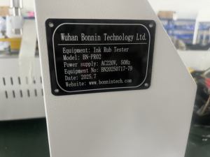 BN-PR02 स्याही डीकोलाइज़ेशन टेस्ट मशीन स्याही रब टेस्टर - Product Image 4
