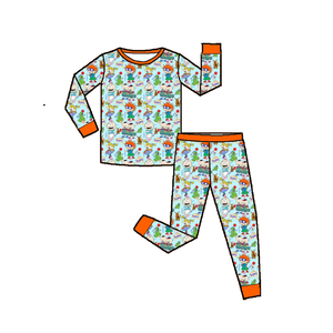 竹繊維男の子用2点セット、竹繊維セット、竹繊維女の子用パジャマ、迅速配送、カスタマイズ - Product Image 6