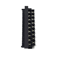 7.62mm Pitch Barrière Bornier 600V 40A Laiton Matériel Connecteur Vis Noir Couleur PCB Connecteur