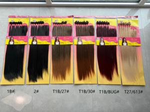 BELEZA T1B/27 #   STW326+1 320G Extensiones de Cabello Liso Trenzado de 32 Pulgadas, Moda Actual, Venta al Por Mayor, Calidad de Fábrica, Muy Popular - Product Image 6