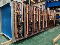 Échangeur de chaleur à vapeur industriel automatique de 12,7 mm et 15,88 mm de diamètre de tube, condenseur, évaporateur, serpentin de refroidissement à eau froide, traitement de l'air