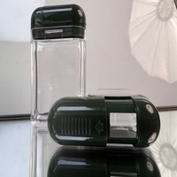 Wadah permen karet cair 20G, Dispenser permen karet PP kosong, tekan tangan untuk Tablet Dispenser dengan tutup dorong dan tarik