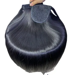 Human Hair Ponytail Drawstring Wholesale Supplier Vietnam VIRHAIRS Beauty And Personal Care Customized Packaging Vietnam Manufac