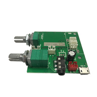5.0 amplifikatör 5W * 2 + 10W 2.1 kanal stereo dijital amplifikatör kurulu 5V3A bas ayarlı
