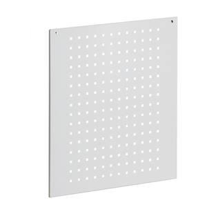 Panel lateral para banco de trabajo Fami cuadrado perforado 10x10 RAL7035 610Lx669H - Product Image 2