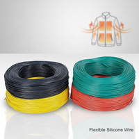 20AWG 0,5mm² Silikonkabel UL30056 20 Gauge Hitzebeständiges Flexibles Kupferkabel für Tragbare Elektronik Stromverbindung