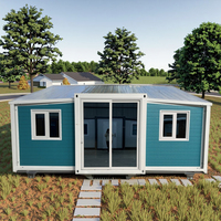 Kit de maison conteneur en acier extensible 4 chambres 20FT/40FT, taille personnalisable, design moderne, installation rapide, logement modulaire portable