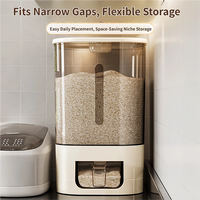 Distributeur de riz et céréales grande capacité pour la maison, seau de rangement hermétique anti-humidité pour cuisine, conteneur de stockage de riz et de grains