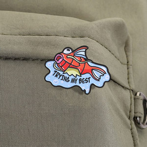 Pin <span class=keywords><strong>de</strong></span> esmalte personalizado <span class=keywords><strong>de</strong></span> Magikarp, insignia metálica 'Intentando <span class=keywords><strong>lo</strong></span> máximo que puedo', pin <span class=keywords><strong>de</strong></span> solapa <span class=keywords><strong>de</strong></span> pez divertido, regalo <span class=keywords><strong>de</strong></span> joyería creativa con meme <span class=keywords><strong>de</strong></span> anime - Product Image 4