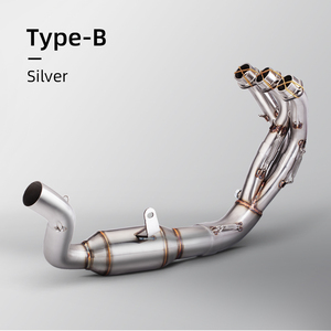 Tubo de Conexión Delantero de Acero Inoxidable para Modificación de Escape de Motocicleta Interfaz de 51 mm Slip-On Escape Racing para <span class=keywords><strong>Yamaha</strong></span> <span class=keywords><strong>MT09</strong></span> V3 2021 <span class=keywords><strong>2022</strong></span> 2023 - Product Image 6