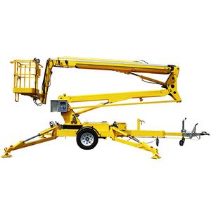 رافعة ذراعية قابلة للسحب بطول <span class=keywords><strong>20</strong></span> متر مع سلة دوارة، رافعات ذراعية مثبتة على مقطورة بطول 22 متر مع إمكانية اختيار العجلات الزاحفة - Product Image 2