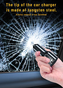 Cargador de Coche Eléctrico USB-C de 51W con Carga Rápida PD 3.0/PPS33W QC18W, <span class=keywords><strong>Cortador</strong></span> de Cinturón de Seguridad Integrado y Encendedor para Portátil - Product Image 4