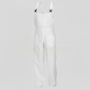 Salopette de travail industrielle pour peintre - Blanche - Product Image 1