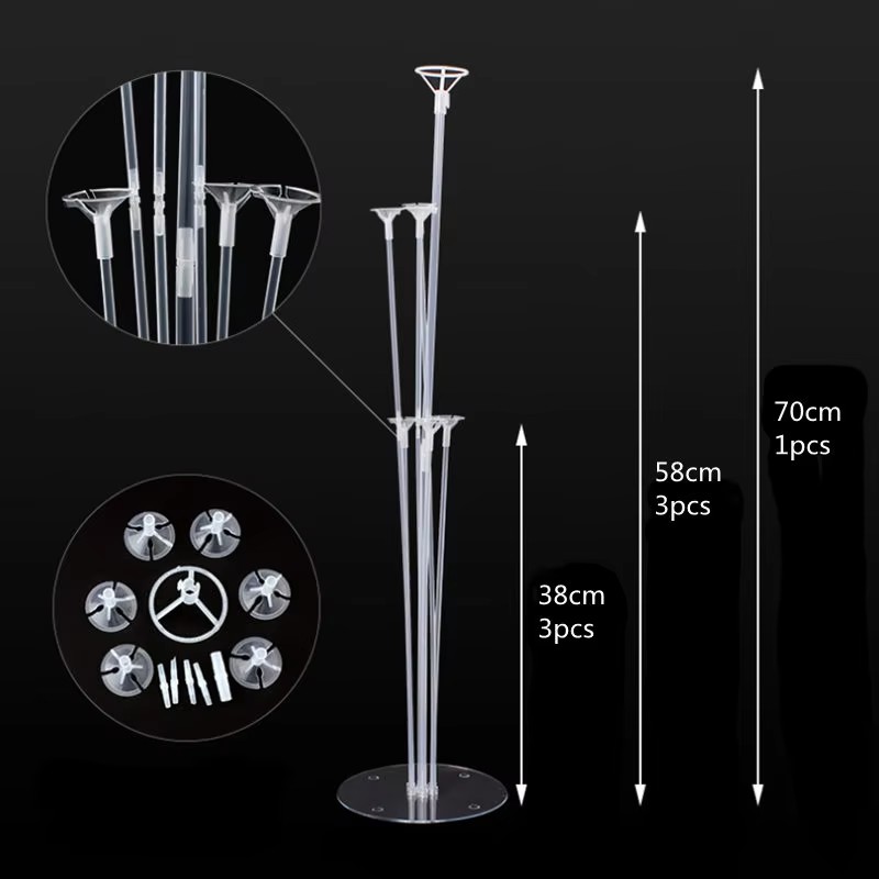Support à 7 ballons (70 cm 72 g) Nouveau matériau