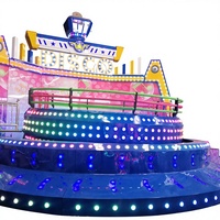 Emozionante Giostre BigJoys Flyer Disco Tagada a Prezzo Conveniente, 6 Posti, per Interni/Esterni, 1 Anno di Garanzia, in Vendita per Parchi Divertimento