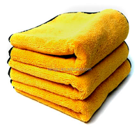 Serviette de voiture 800Gsm séchage de microfibres 60X40 serviette en microfibre double couleur serviette épaisse en microfibre pour voiture
