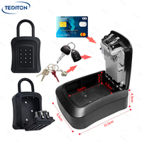 Boîtes de rangement intelligentes Tediton TTlock Tuya pour clés, coffre-fort avec code, accès à distance, boîte de rangement intelligente pour clés