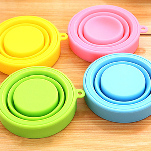Vente flash - Tasse de poche pliable en silicone de qualité alimentaire réutilisable - Product Image 5