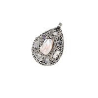 Pendentif ovale en pierre naturelle d'améthyste incrusté de strass, breloques pour la fabrication de bijoux DIY, accessoires pour colliers et boucles d'oreilles