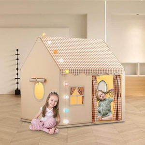 <span class=keywords><strong>Tenda</strong></span> per Bambini Lavabile Quattro Stagioni con Tetto a Rete, Una Camera da Letto, Luci Stellari e Bandiere, Borsa per il Trasporto, per Uso Interno/Esterno - Product Image 3