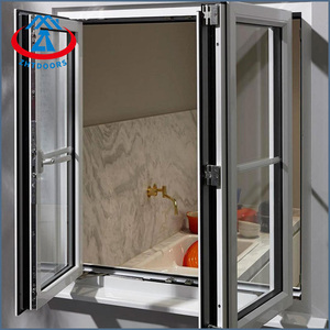 Fenêtres à double vitrage avec cadre en aluminium et verre trempé, fenêtre à battants - Product Image 1