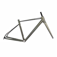Cadre de vélo de route en alliage AL7005, filetage BB68, 700x30C, fixation Flat Mount, fourche carbone axe 12mm, 5 tailles, pour petits cyclistes, câblage interne