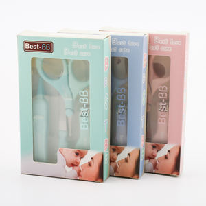 Juego de manicura 4 en 1 para el cuidado de las uñas del bebé incluye cortaúñas, tijera, pinza para la <span class=keywords><strong>nariz</strong></span>, muestra gratis, recortador de uñas infantil - Product Image 6