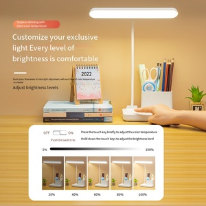 USB cắm trong nghiên cứu đèn ba màu nhiệt độ đa mục đích cơ sở mắt-bảo vệ bàn dẫn đèn đọc sách - Product Image 3