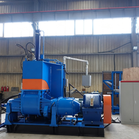 Malaxeur à dispersion Banbury 110L, mélangeur interne pour caoutchouc avec décharge inclinable et vérin hydraulique