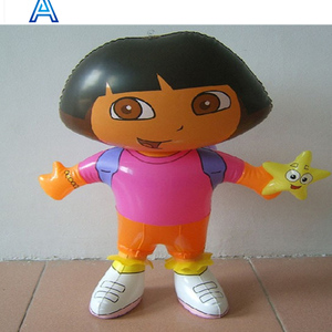 Vendita calda popolare OEM personalizzare il design in PVC gonfiabile appeso ragazza bambola del ragazzo per aria soffiare cartone animato uomo donna figura - Product Image 2
